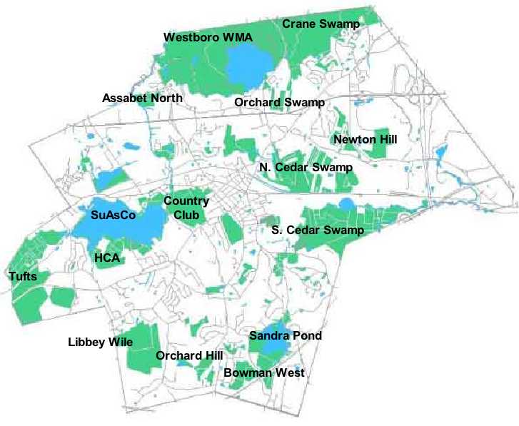 Westborough map